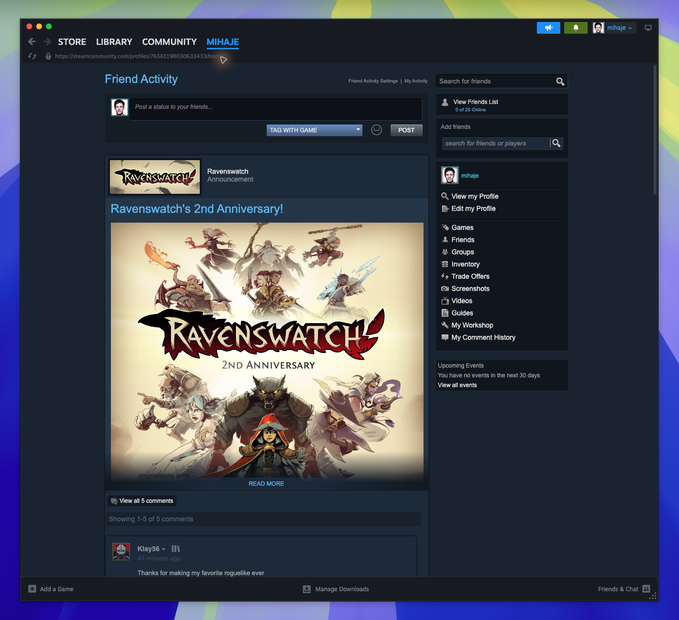 Community - Friend Activity Feed — #StoreMetrics_PageType_community_friendactivityfeed_curator (Not located)