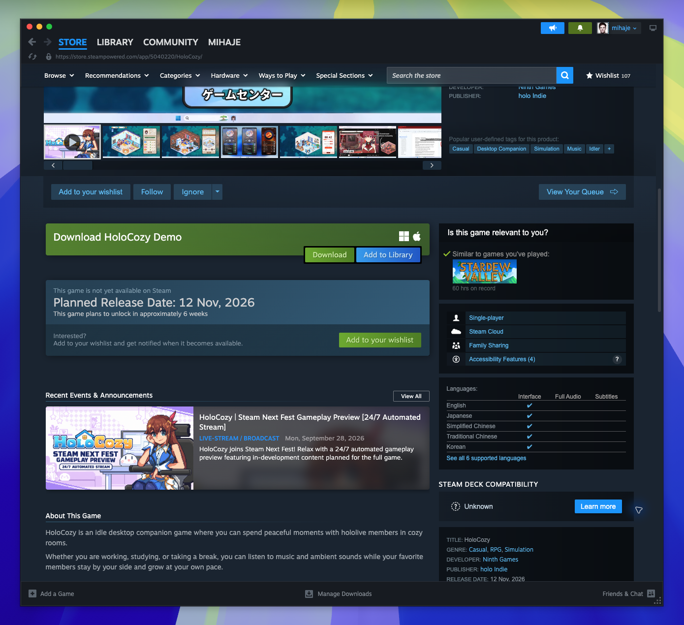 Other Product Pages — #StoreMetrics_FeatureType_game-add-to-wishlist (Candidate match)